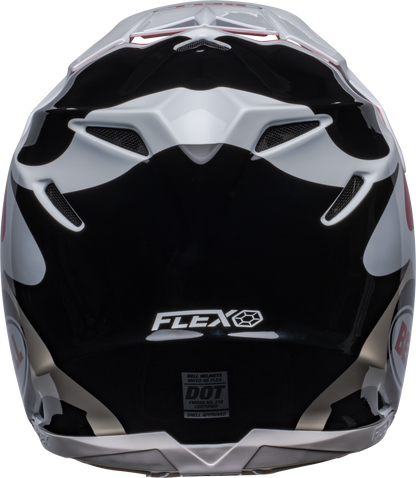 BELL 2024 MOTO-9S FLEX HELLO COUSTEAU REEF MATTE/GLOSS WHITE/RED HELMET