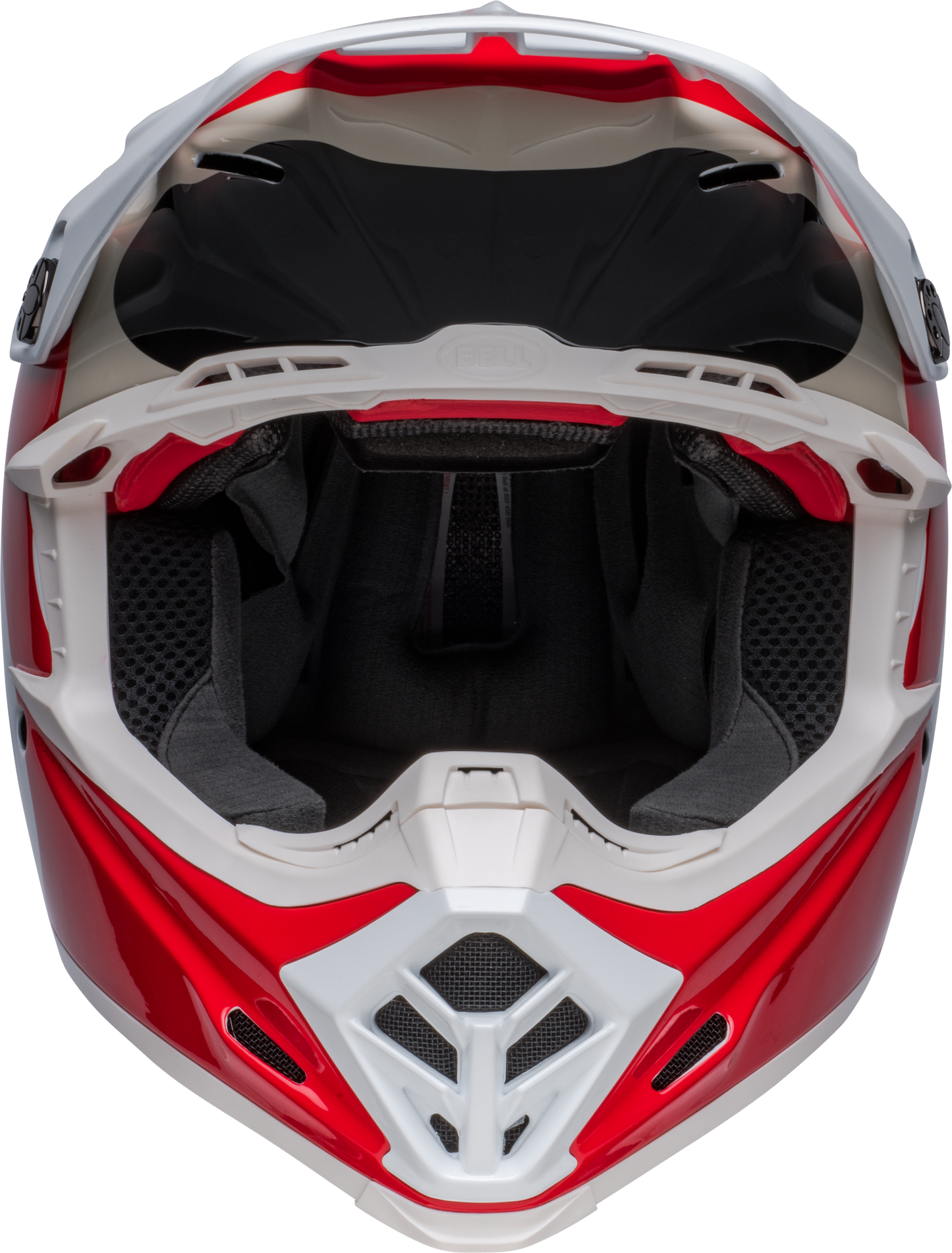 BELL 2024 MOTO-9S FLEX HELLO COUSTEAU REEF MATTE/GLOSS WHITE/RED HELMET