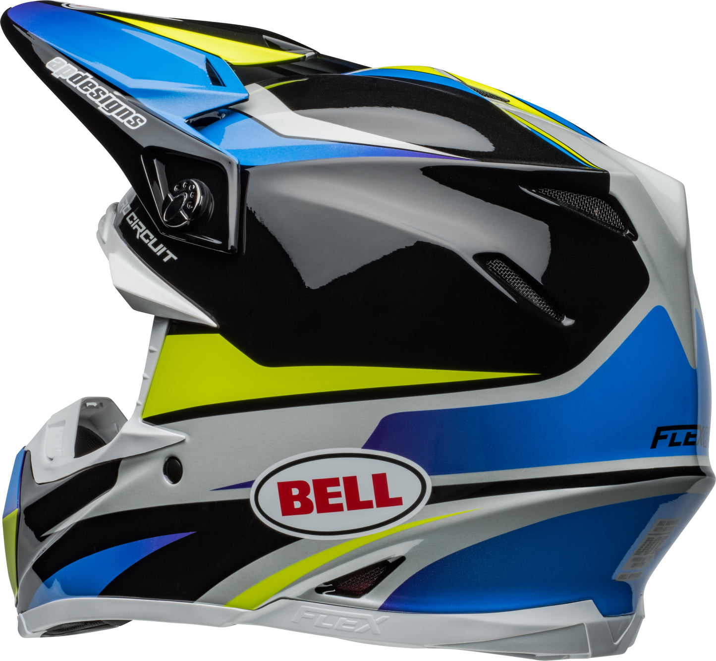 BELL 2024 MOTO-9S FLEX PRO CIRCUIT BLACK/BLUE HELMET