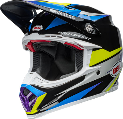 BELL 2024 MOTO-9S FLEX PRO CIRCUIT BLACK/BLUE HELMET