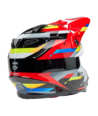 BELL 2025 MOTO-9S FLEX RENEN NOVA BLACK/RED HELMET