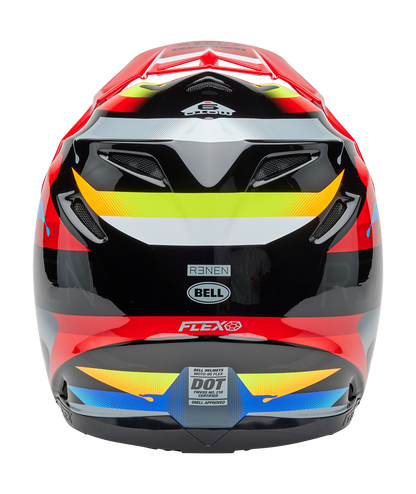 BELL 2025 MOTO-9S FLEX RENEN NOVA BLACK/RED HELMET