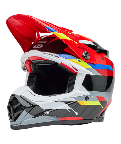 BELL 2025 MOTO-9S FLEX RENEN NOVA BLACK/RED HELMET