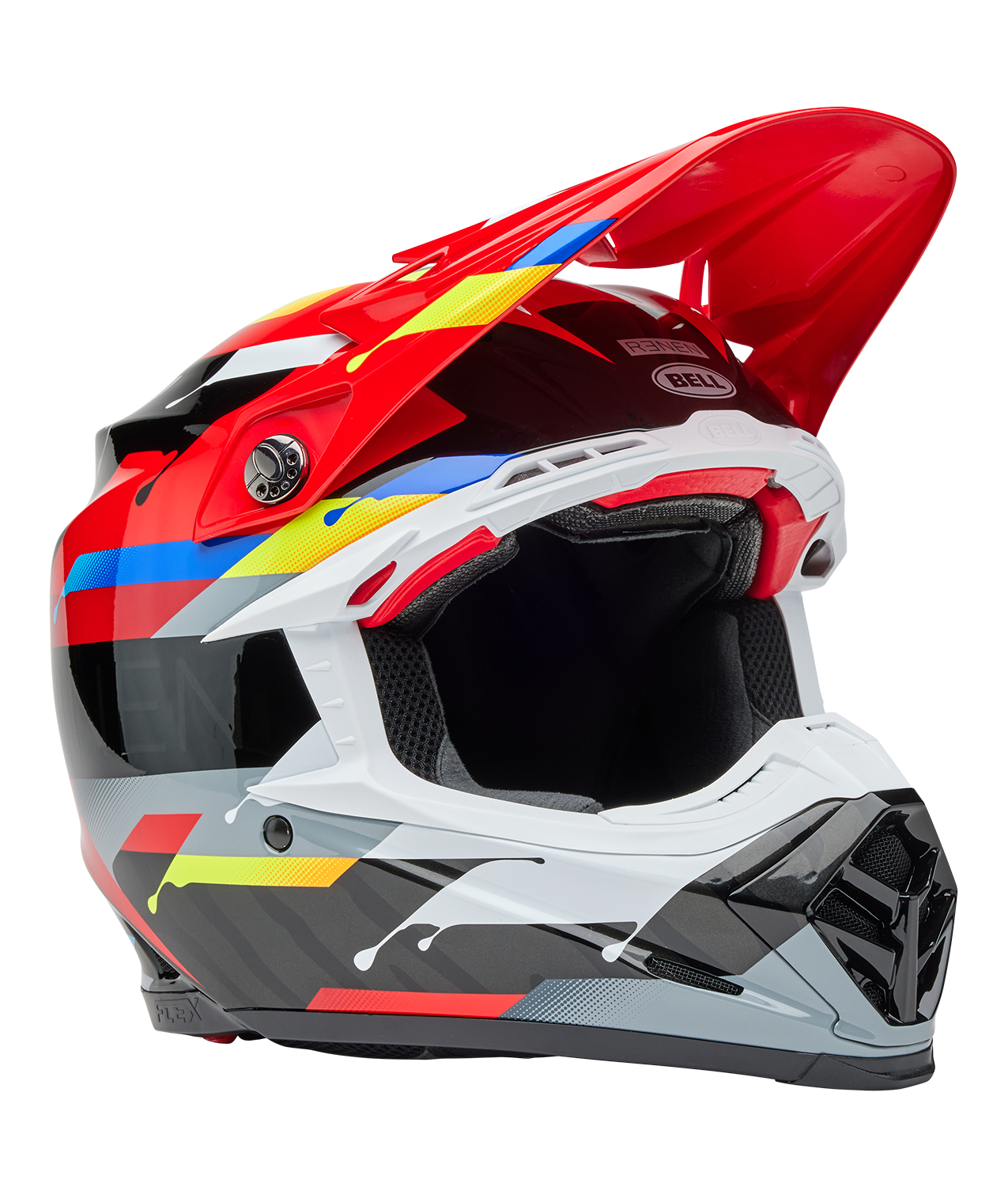 BELL 2025 MOTO-9S FLEX RENEN NOVA BLACK/RED HELMET