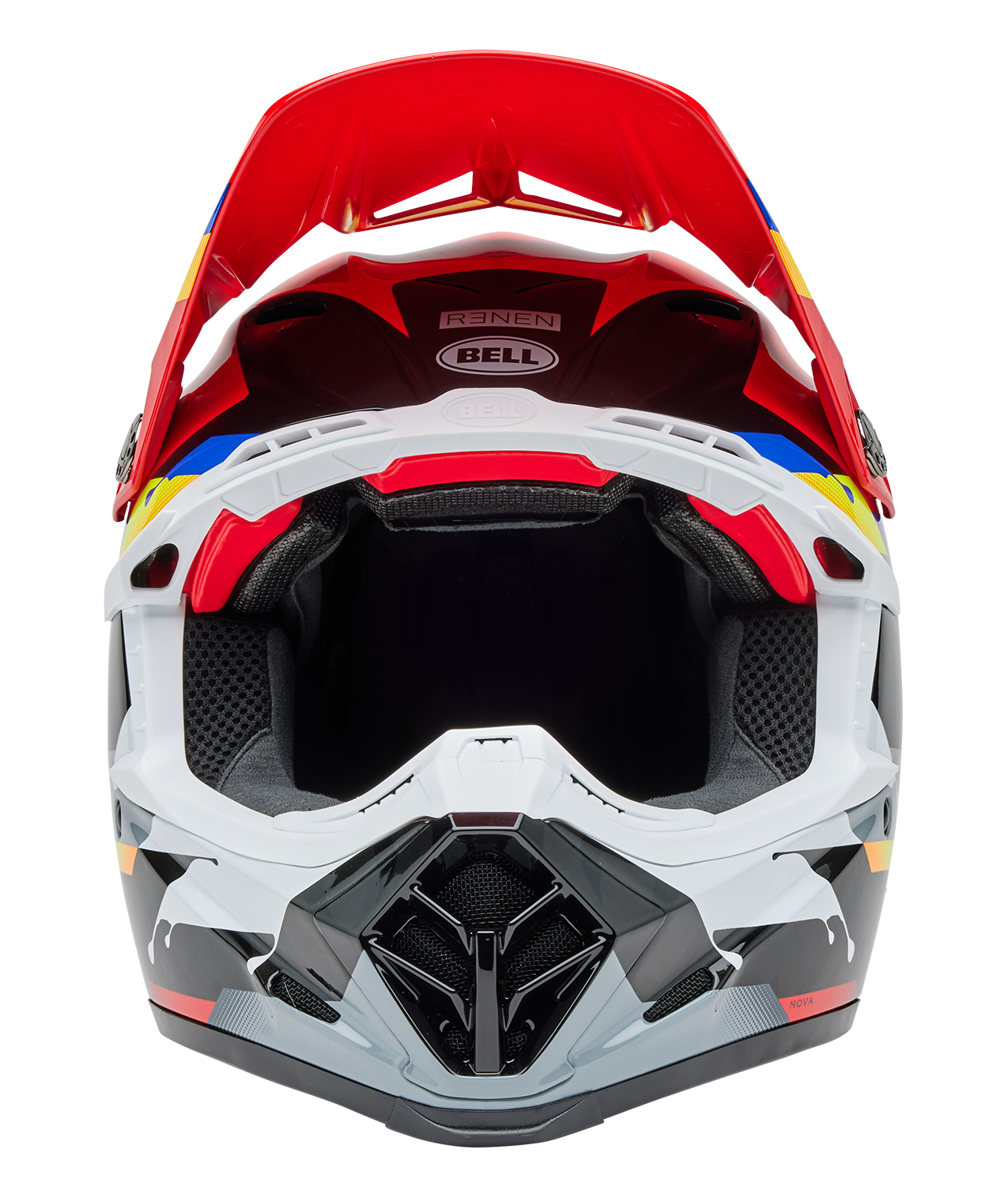 BELL 2025 MOTO-9S FLEX RENEN NOVA BLACK/RED HELMET