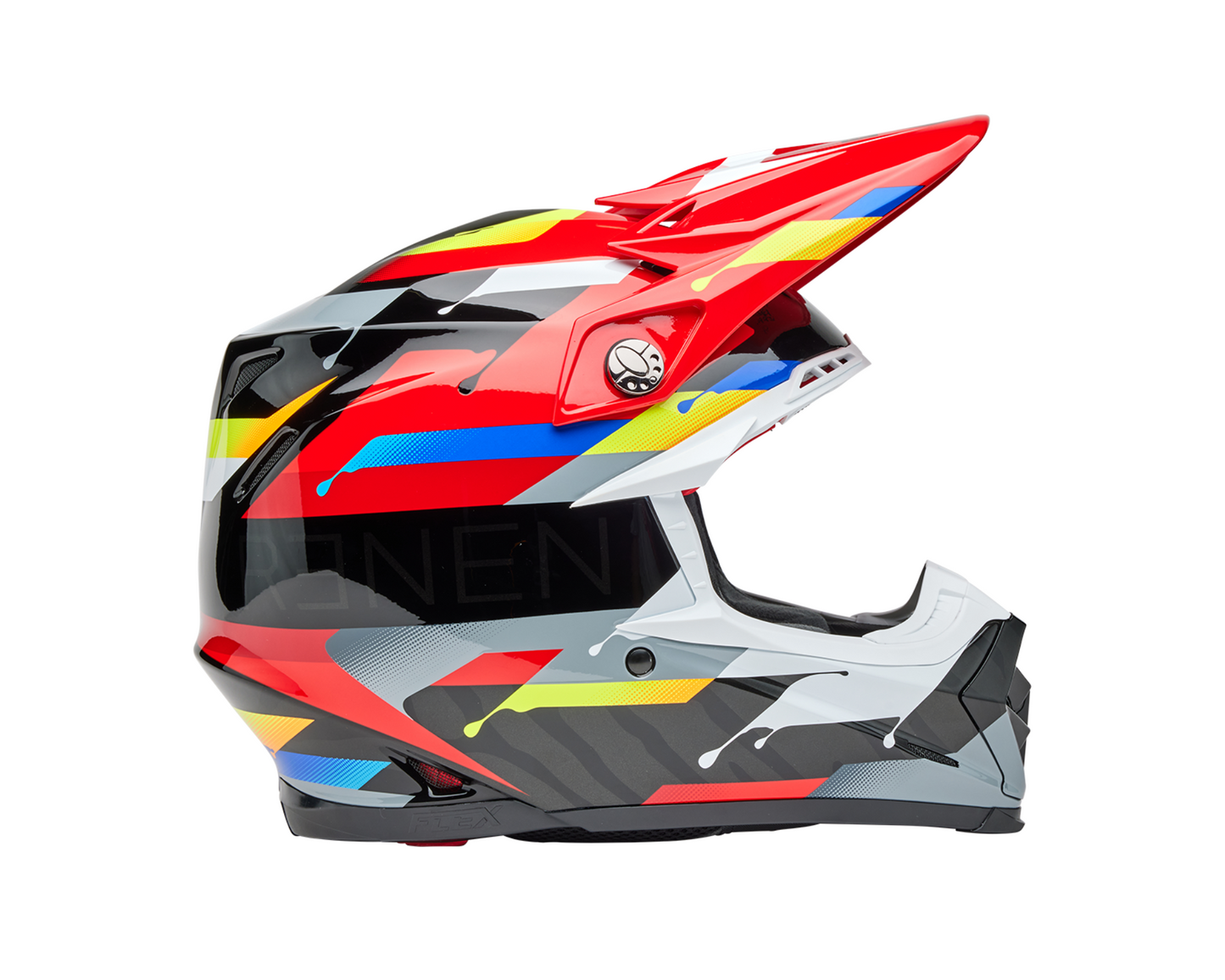 BELL 2025 MOTO-9S FLEX RENEN NOVA BLACK/RED HELMET