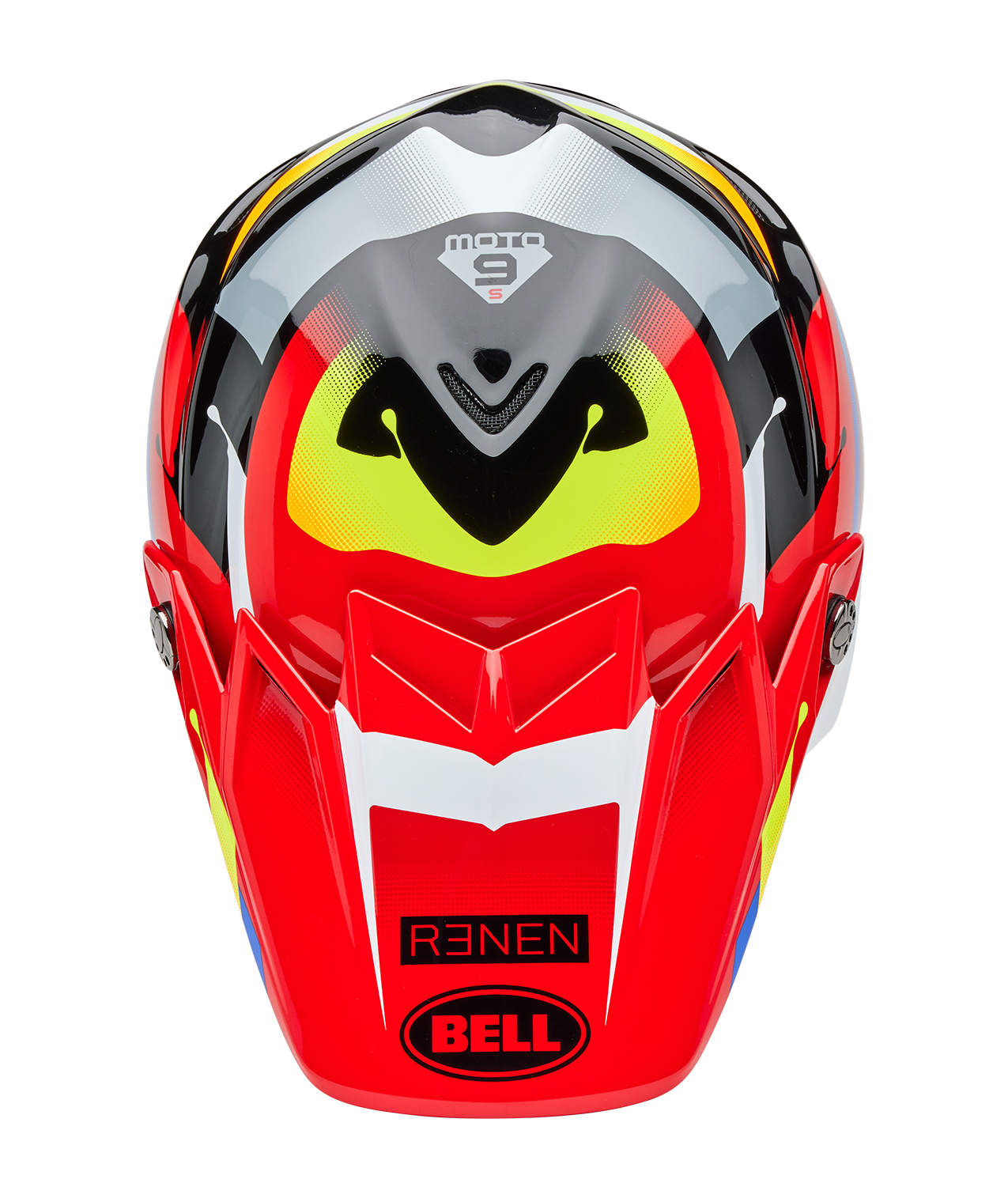 BELL 2025 MOTO-9S FLEX RENEN NOVA BLACK/RED HELMET