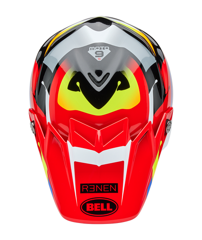 BELL 2025 MOTO-9S FLEX RENEN NOVA BLACK/RED HELMET