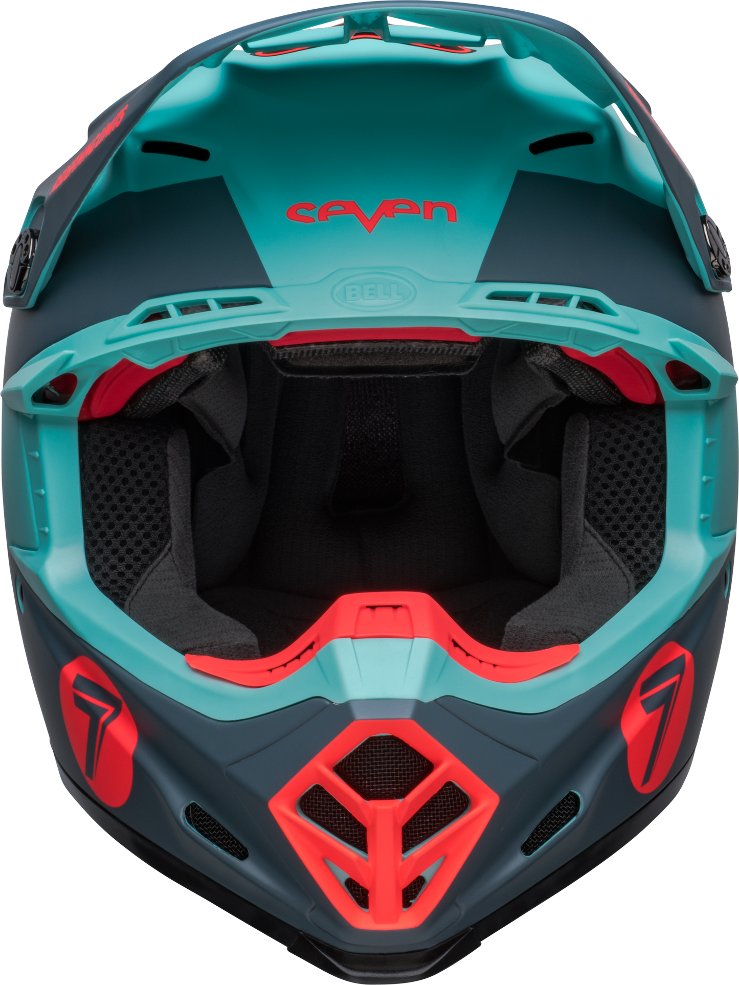 BELL 2024 LE MOTO-9S FLEX SEVEN VANGUARD MATTE AQUA/BLACK HELMET