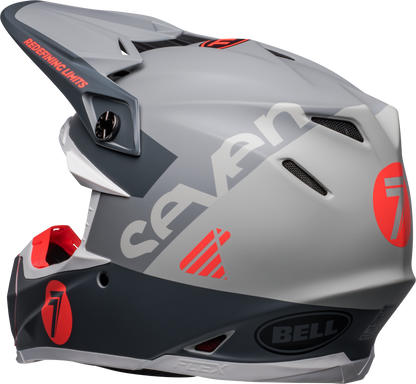 BELL 2024 LE MOTO-9S FLEX SEVEN VANGUARD MATTE CHARCOAL/ORANGE HELMET