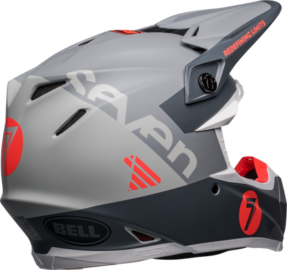 BELL 2024 LE MOTO-9S FLEX SEVEN VANGUARD MATTE CHARCOAL/ORANGE HELMET