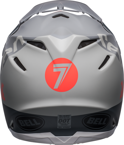 BELL 2024 LE MOTO-9S FLEX SEVEN VANGUARD MATTE CHARCOAL/ORANGE HELMET