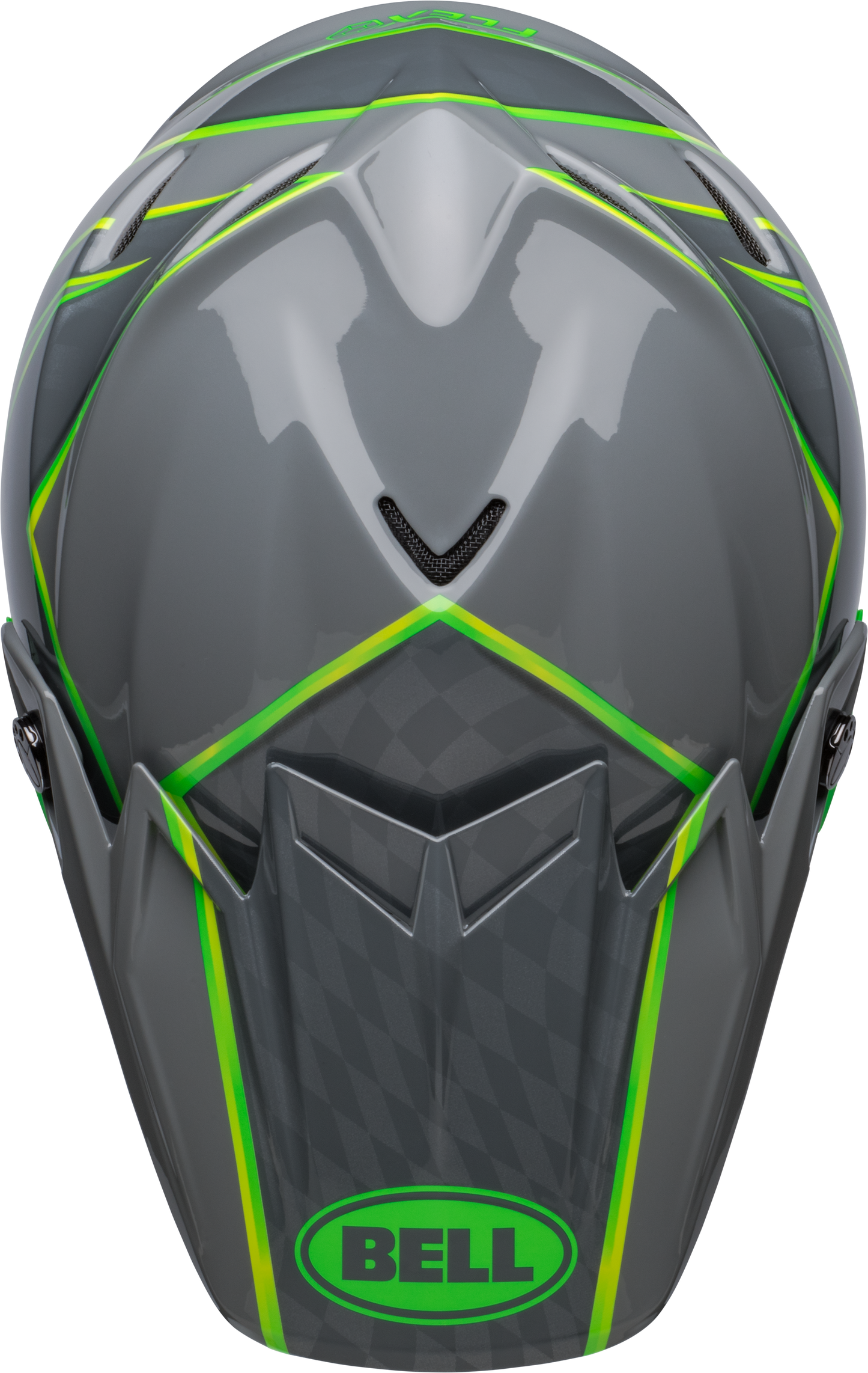 BELL 2024 MOTO-9S FLEX SPRITE GREY/GREEN HELMET