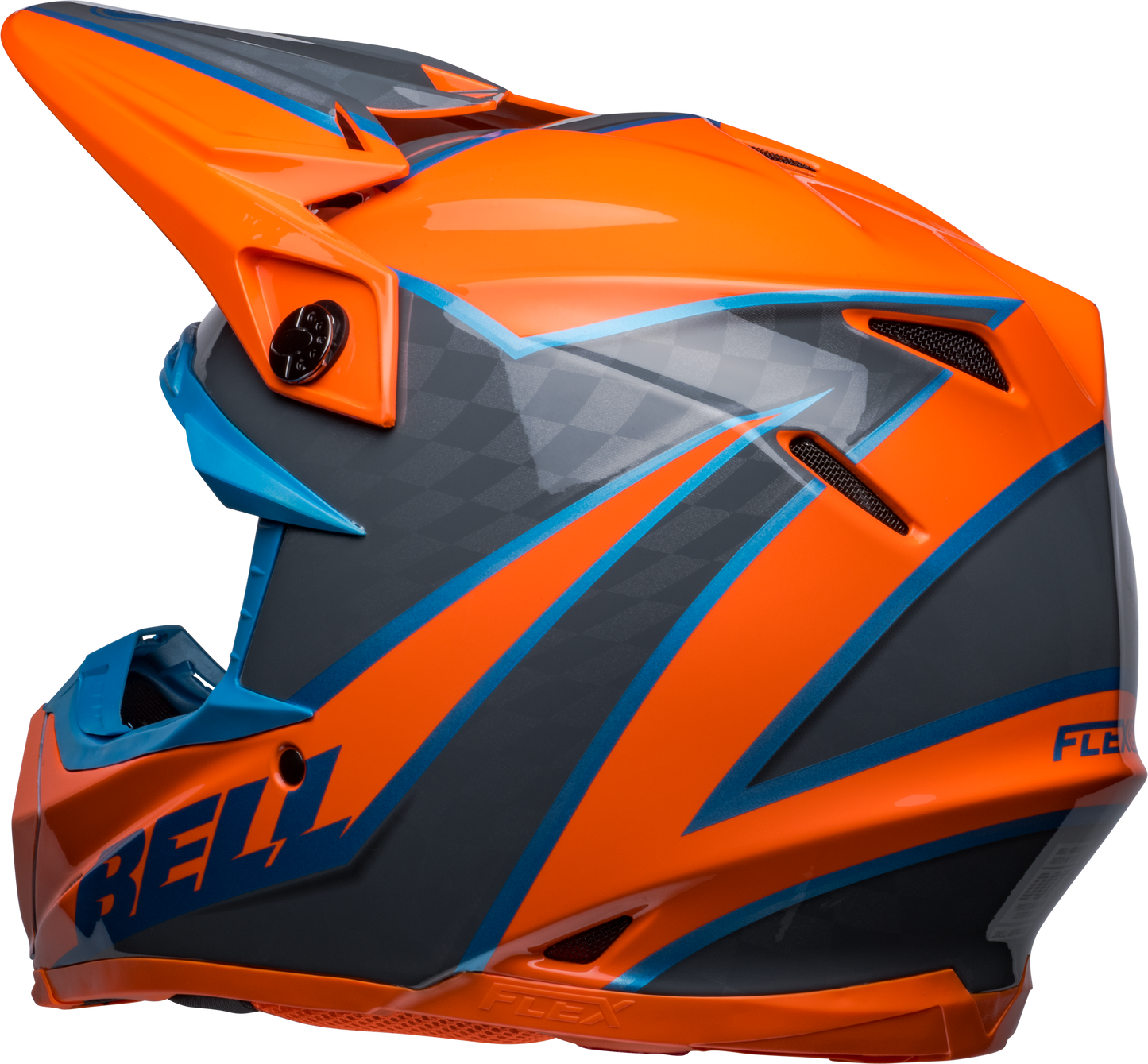 BELL 2024 MOTO-9S FLEX SPRITE ORANGE/GREY HELMET