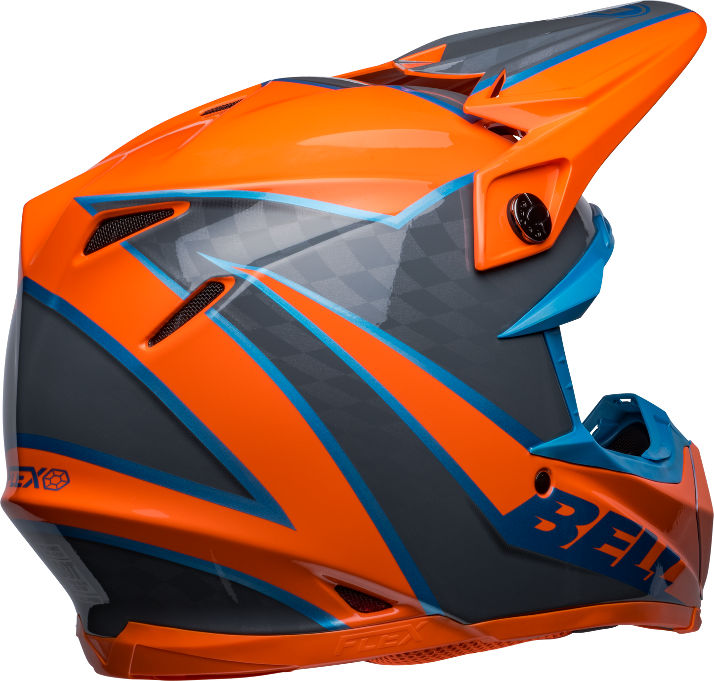 BELL 2024 MOTO-9S FLEX SPRITE ORANGE/GREY HELMET