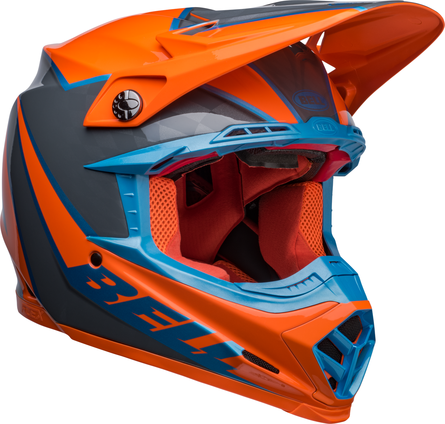 BELL 2024 MOTO-9S FLEX SPRITE ORANGE/GREY HELMET