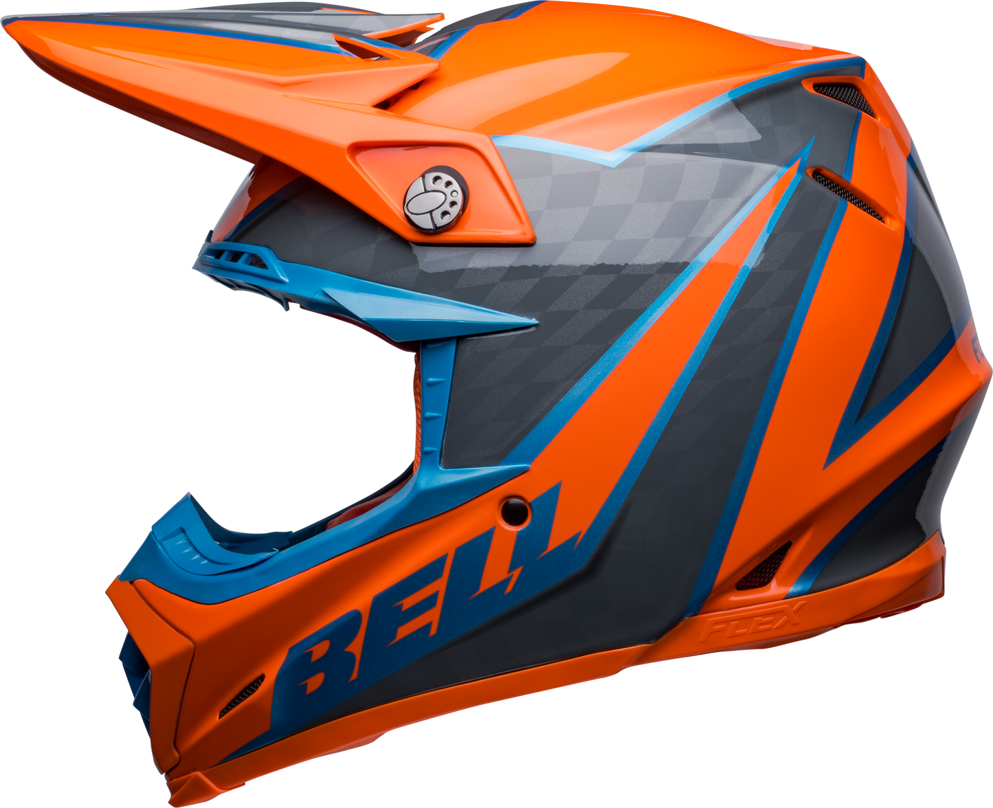 BELL 2024 MOTO-9S FLEX SPRITE ORANGE/GREY HELMET