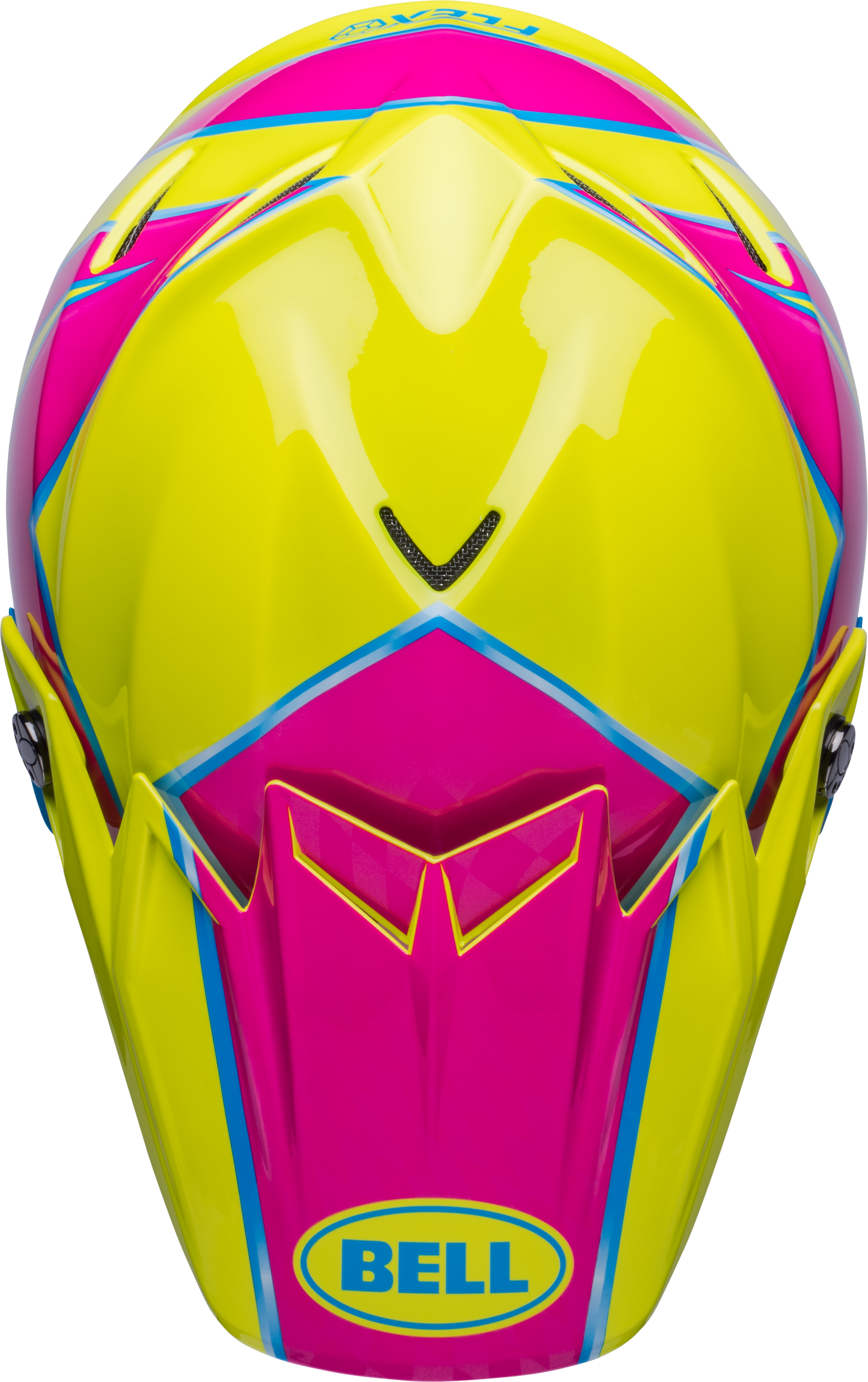 BELL 2024 MOTO-9S FLEX SPRITE YELLOW/MAGENTA HELMET