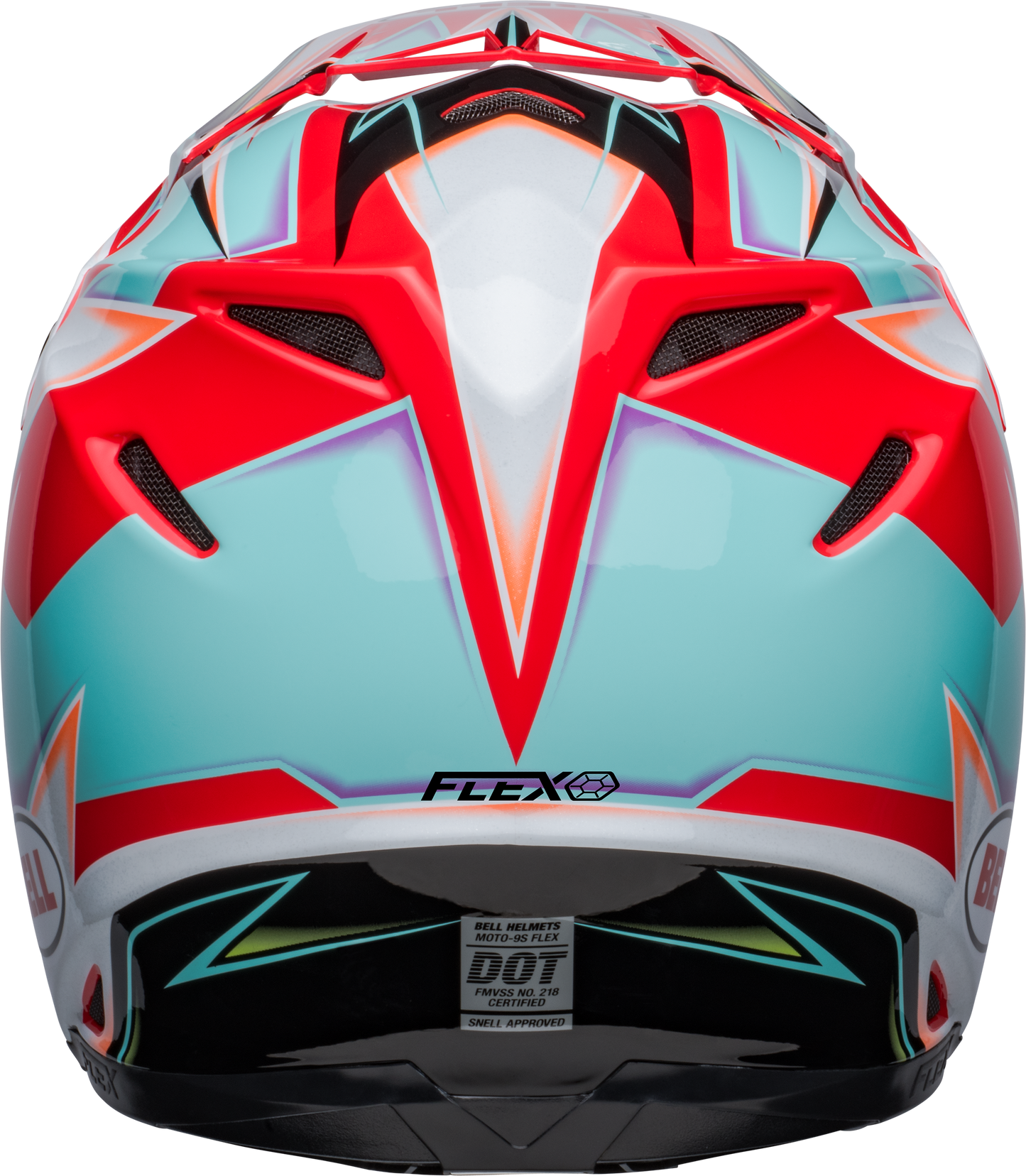 BELL 2024 MOTO-9S FLEX TAGGER EDGE WHITE/AQUA HELMET