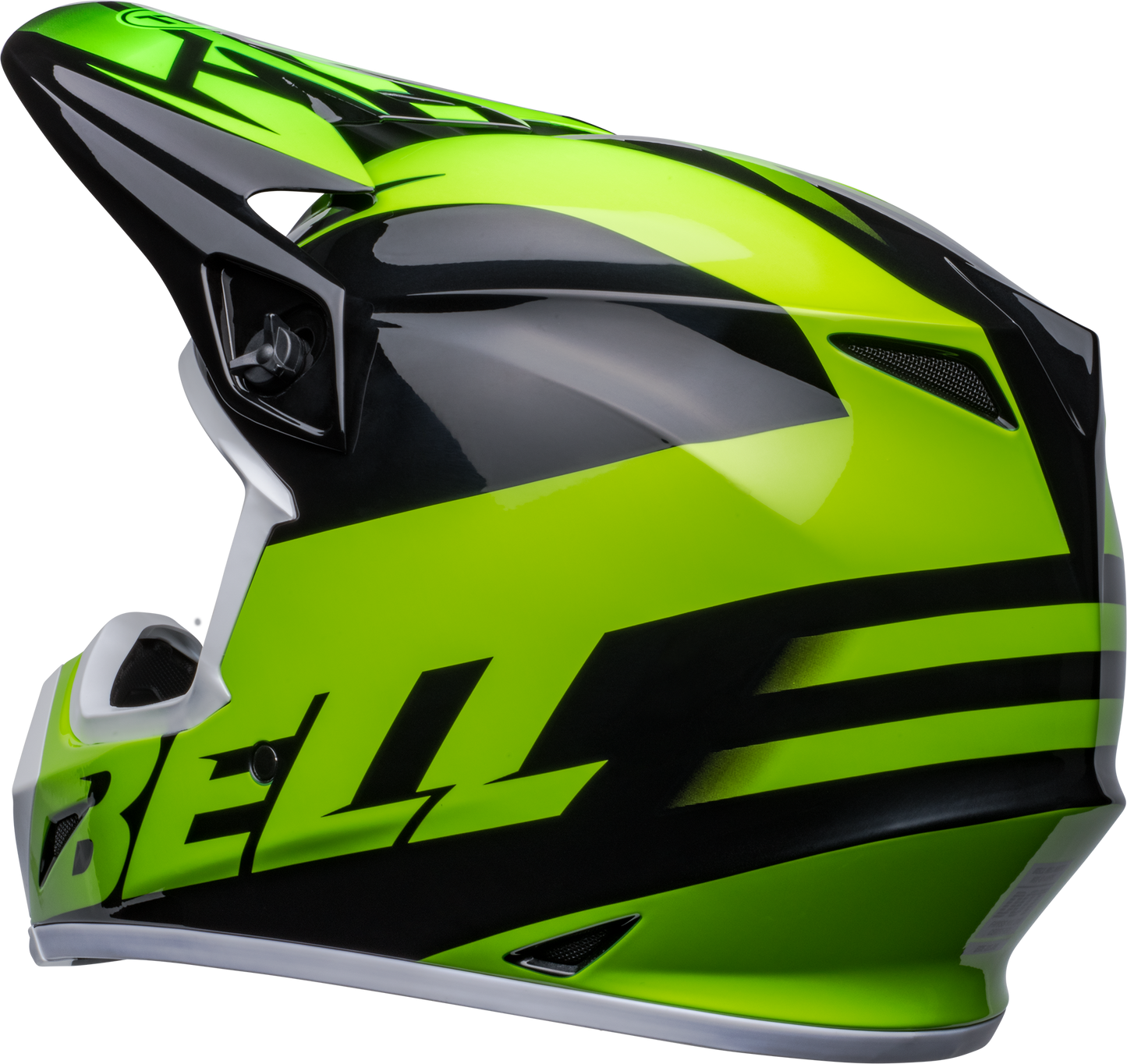 BELL 2024 MX-9 MIPS DISRUPT BLACK/GREEN HELMET