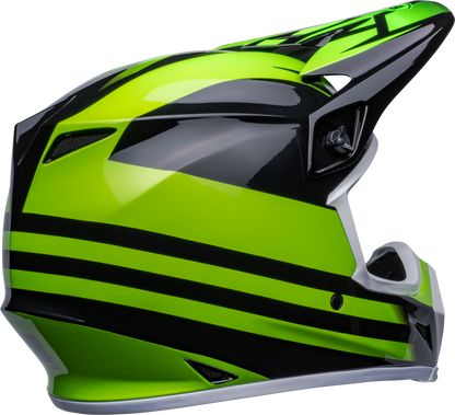 BELL 2024 MX-9 MIPS DISRUPT BLACK/GREEN HELMET