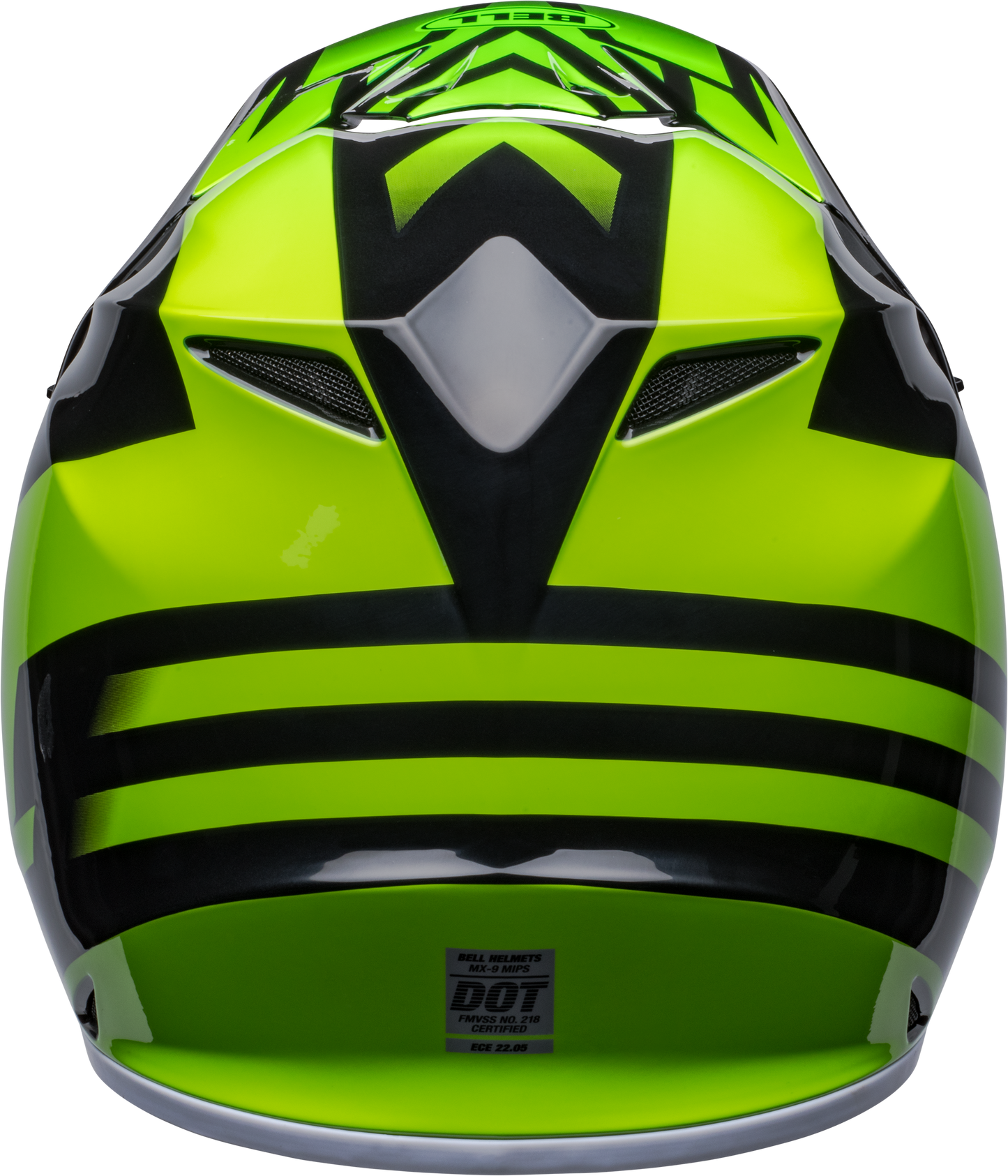 BELL 2024 MX-9 MIPS DISRUPT BLACK/GREEN HELMET