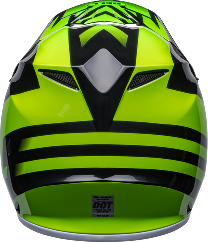 BELL 2024 MX-9 MIPS DISRUPT BLACK/GREEN HELMET