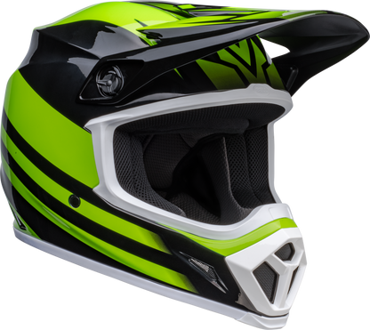 BELL 2024 MX-9 MIPS DISRUPT BLACK/GREEN HELMET