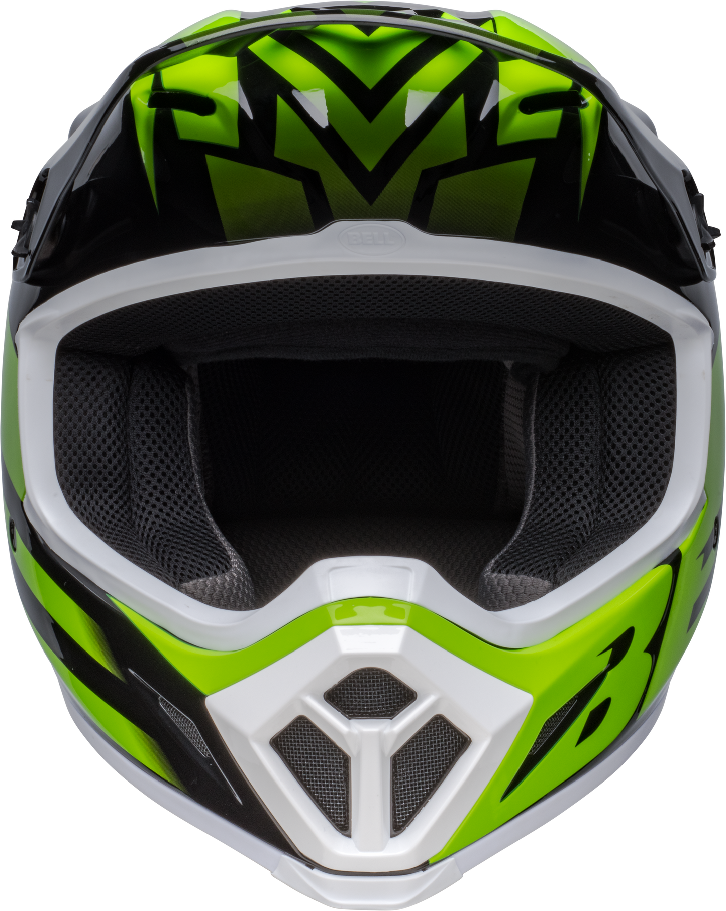 BELL 2024 MX-9 MIPS DISRUPT BLACK/GREEN HELMET