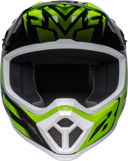 BELL 2024 MX-9 MIPS DISRUPT BLACK/GREEN HELMET