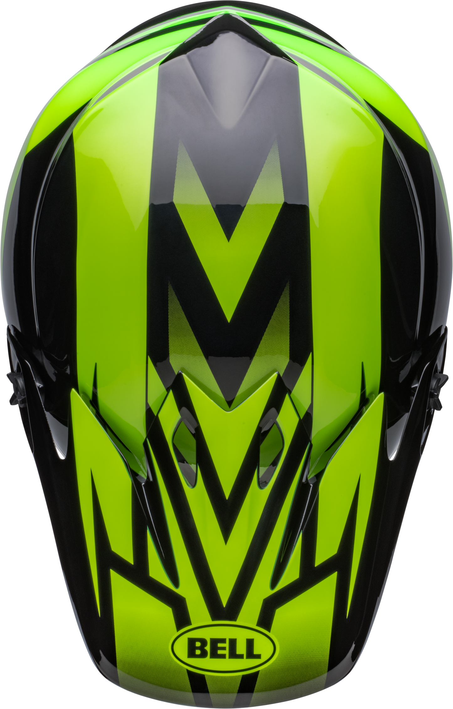 BELL 2024 MX-9 MIPS DISRUPT BLACK/GREEN HELMET