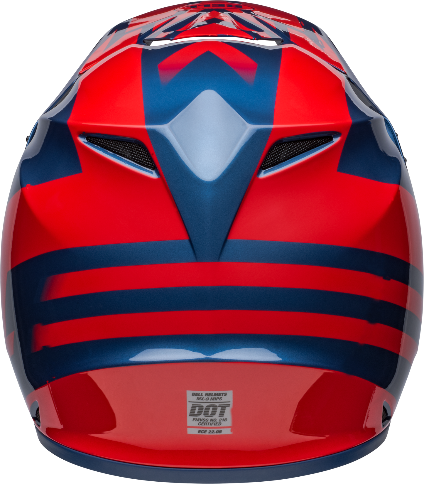 BELL MX-9 MIPS DISRUPT TRUE BLUE/RED HELMET