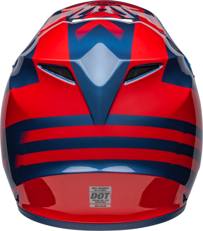 BELL MX-9 MIPS DISRUPT TRUE BLUE/RED HELMET