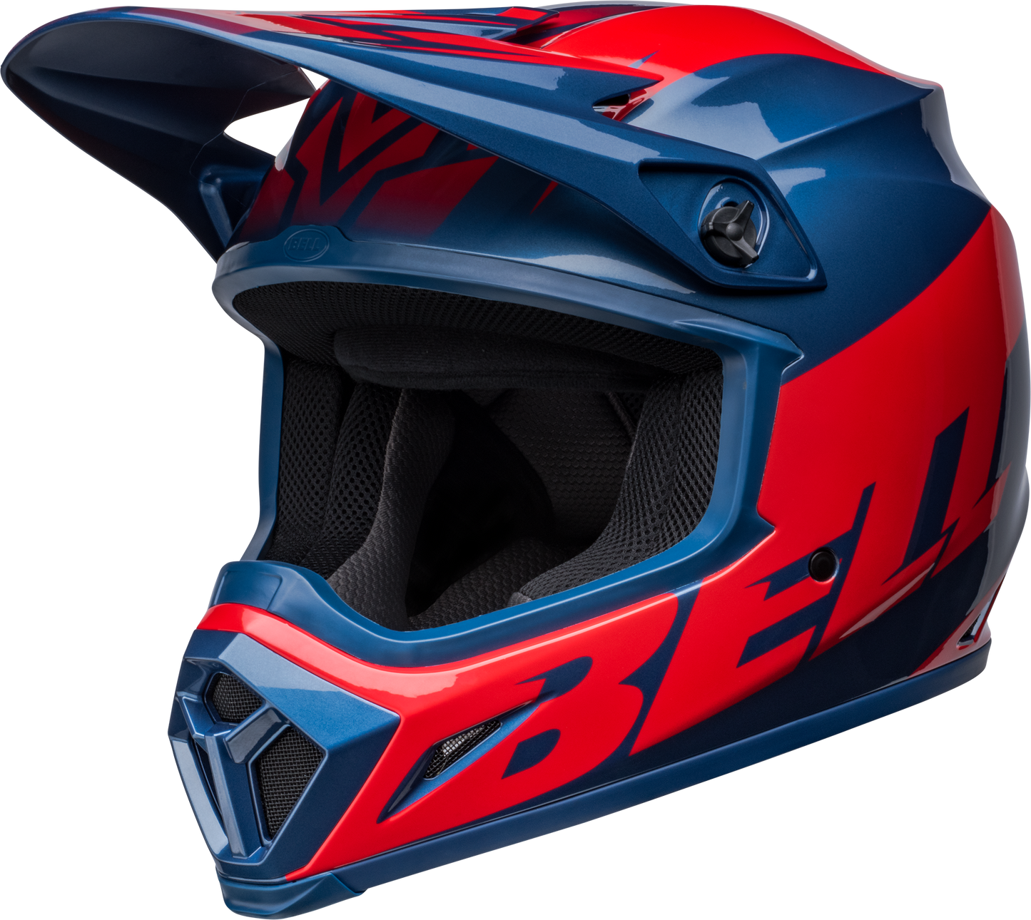 BELL MX-9 MIPS DISRUPT TRUE BLUE/RED HELMET