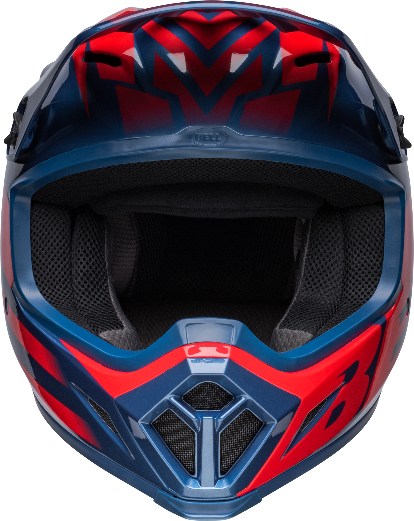 BELL MX-9 MIPS DISRUPT TRUE BLUE/RED HELMET