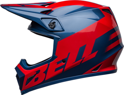 BELL MX-9 MIPS DISRUPT TRUE BLUE/RED HELMET