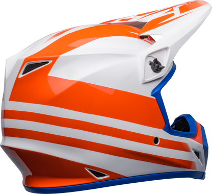 BELL MX-9 MIPS DISRUPT WHITE/ORANGE HELMET