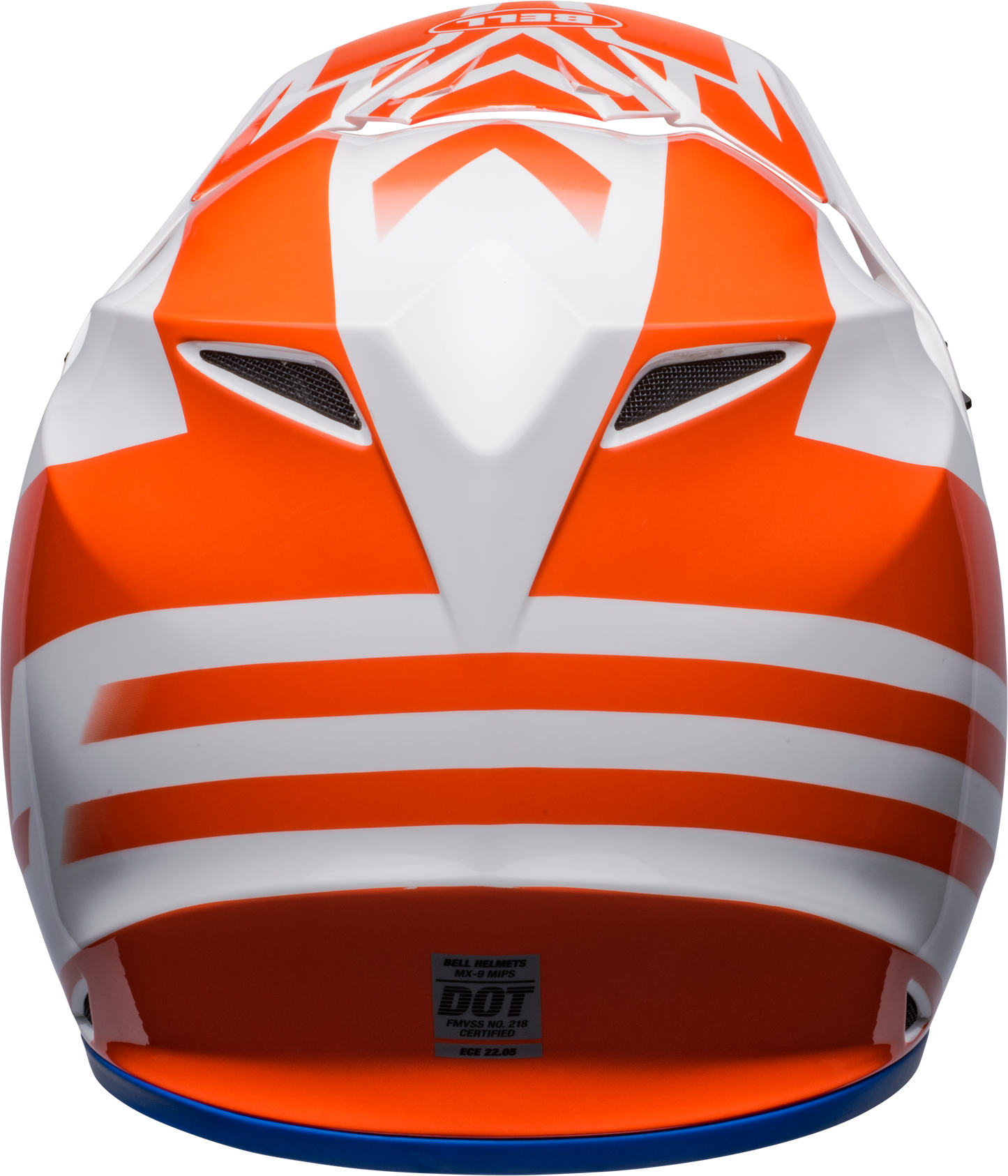 BELL MX-9 MIPS DISRUPT WHITE/ORANGE HELMET