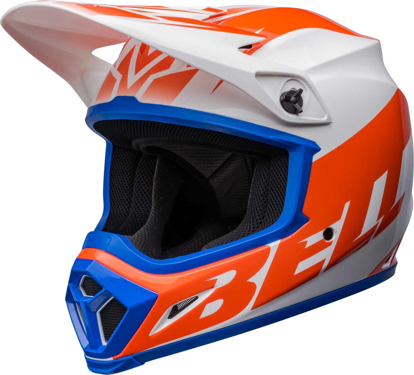 BELL MX-9 MIPS DISRUPT WHITE/ORANGE HELMET