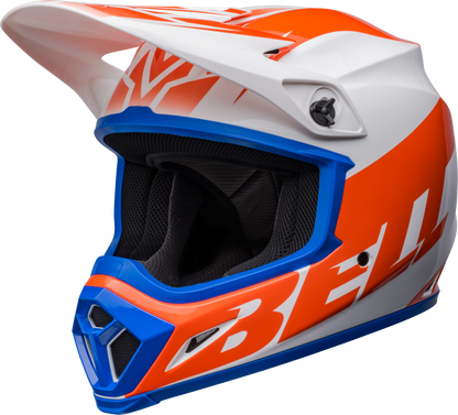 BELL MX-9 MIPS DISRUPT WHITE/ORANGE HELMET