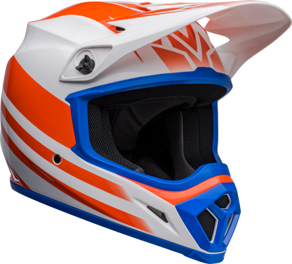 BELL MX-9 MIPS DISRUPT WHITE/ORANGE HELMET