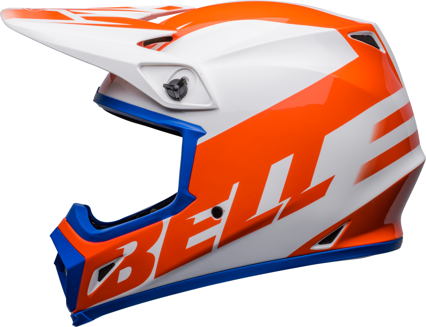 BELL MX-9 MIPS DISRUPT WHITE/ORANGE HELMET