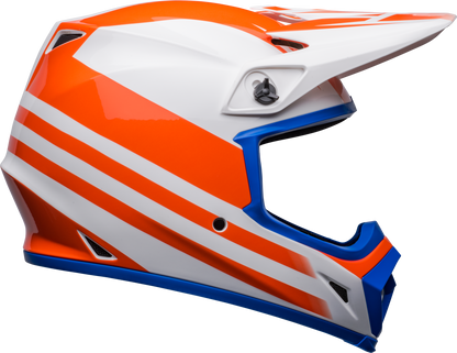 BELL MX-9 MIPS DISRUPT WHITE/ORANGE HELMET