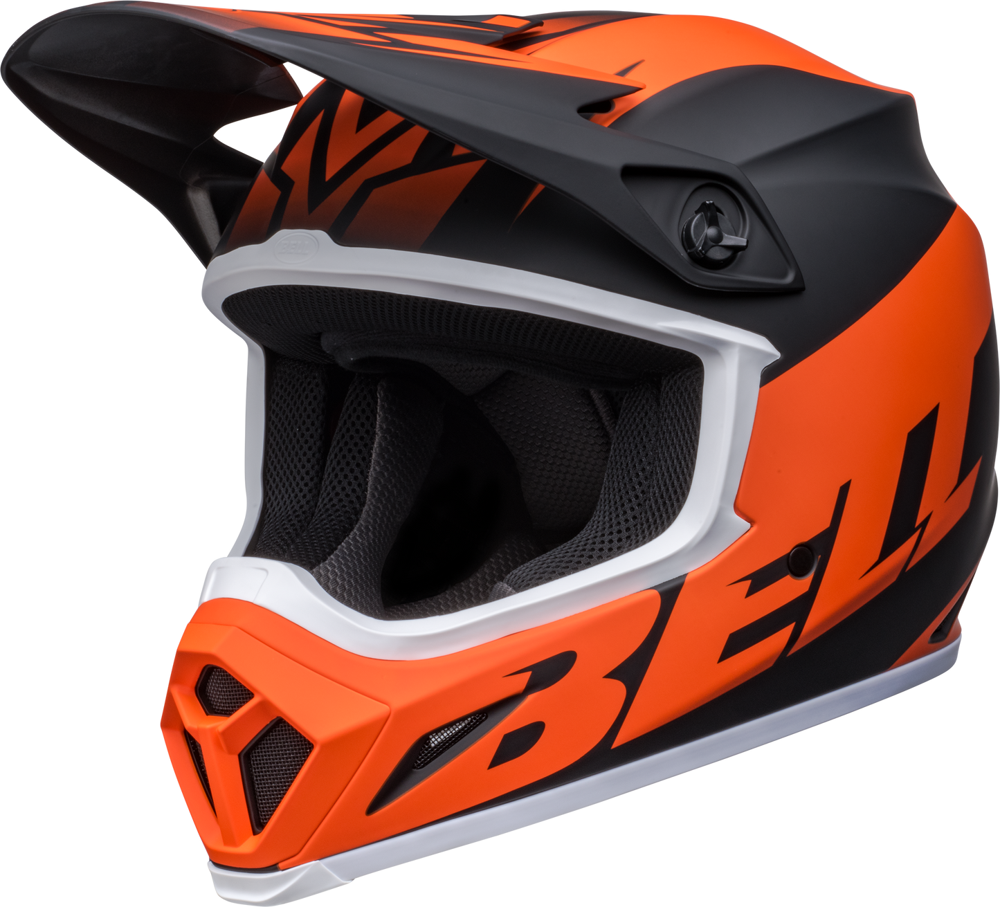 BELL 2024 MX-9 MIPS DISRUPT MATTE BLACK/ORANGE HELMET