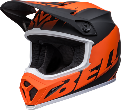 BELL 2024 MX-9 MIPS DISRUPT MATTE BLACK/ORANGE HELMET