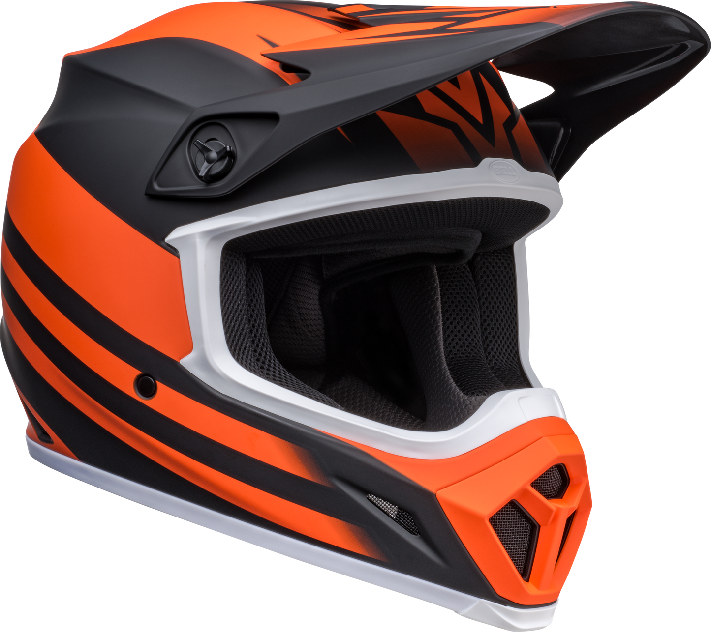 BELL 2024 MX-9 MIPS DISRUPT MATTE BLACK/ORANGE HELMET