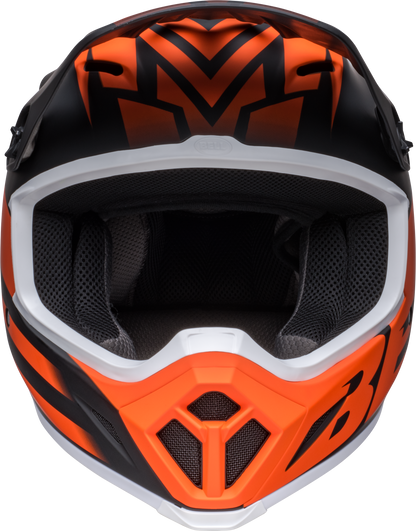 BELL 2024 MX-9 MIPS DISRUPT MATTE BLACK/ORANGE HELMET