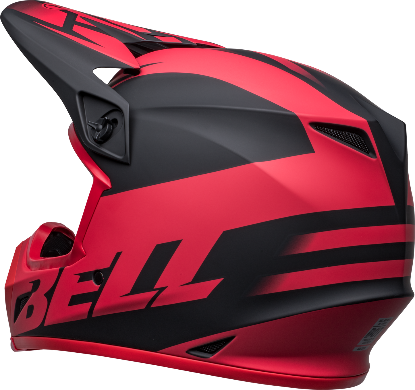 BELL 2024 MX-9 MIPS DISRUPT MATTE BLACK/RED HELMET