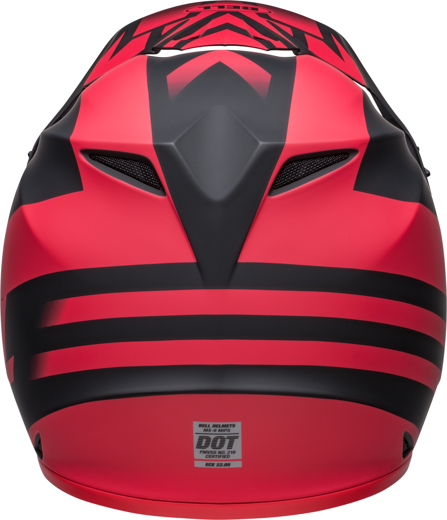 BELL 2024 MX-9 MIPS DISRUPT MATTE BLACK/RED HELMET