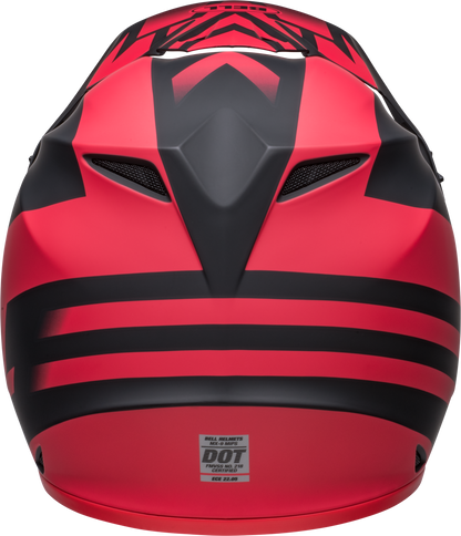 BELL 2024 MX-9 MIPS DISRUPT MATTE BLACK/RED HELMET